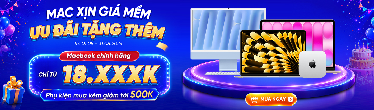 Săn Mac chính hãng – Ưu đãi tháng 1 cực hời
