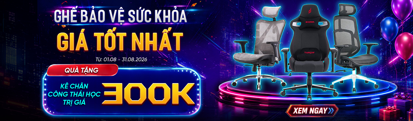 Ghế Bảo Vệ Sức Khỏe - Tăng Năng Suất Làm Việc
