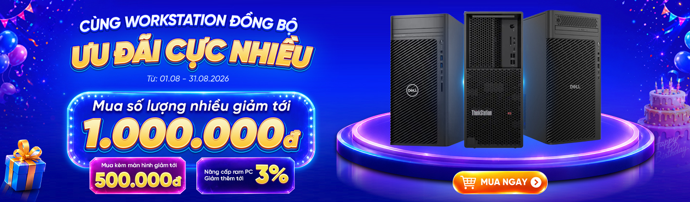 Workstation đồng bộ chính hãng