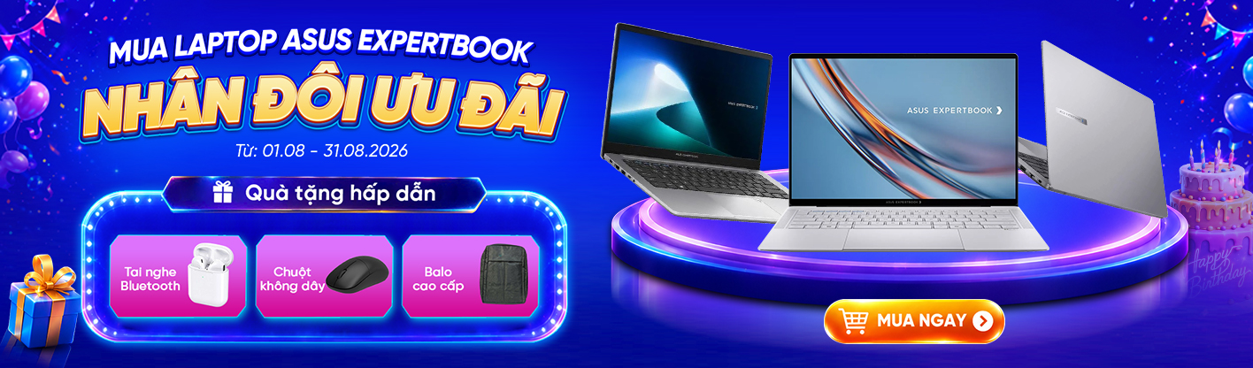 Asus Expertbook - Nhân đôi ưu đãi