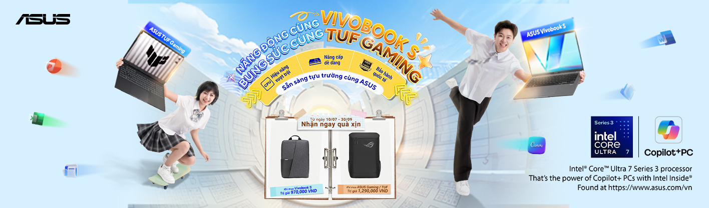Năng Động Cùng Vivobook S - Bung Sức Cùng TUF Gaming