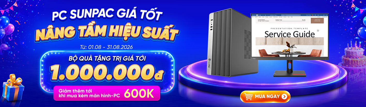 PC Sunpac - Giá tốt - Quà xịn