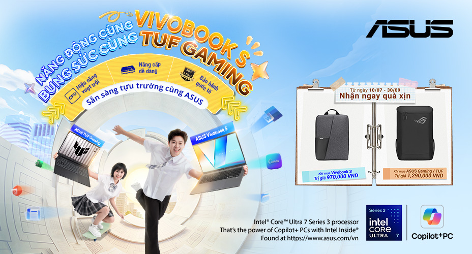 Năng Động Cùng Vivobook S - Bung Sức Cùng TUF Gaming