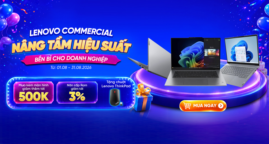 Tuần lễ vàng Laptop Lenovo Commercial