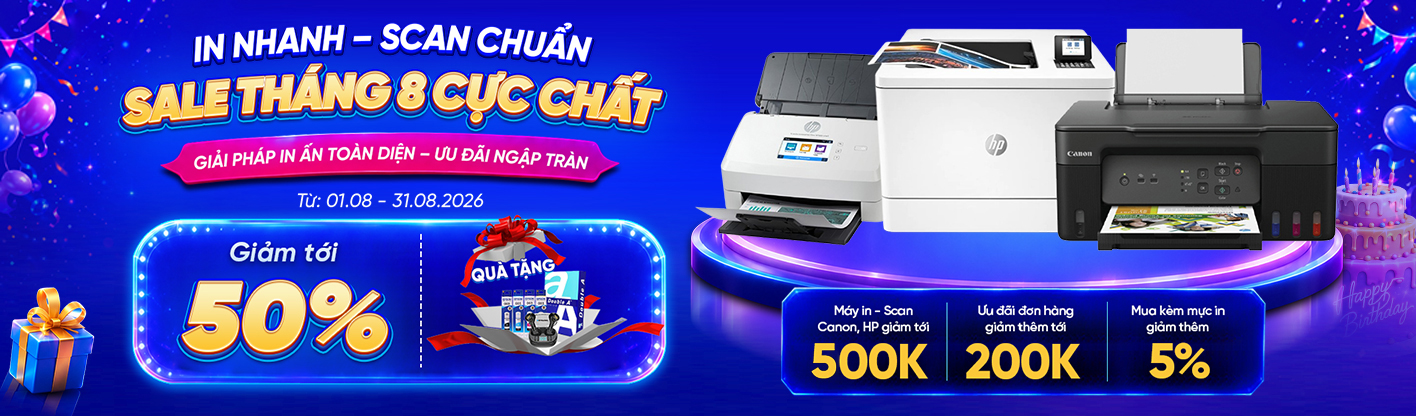 Sắm Máy In – Scan Hời – Quà Tặng Bạt Ngàn