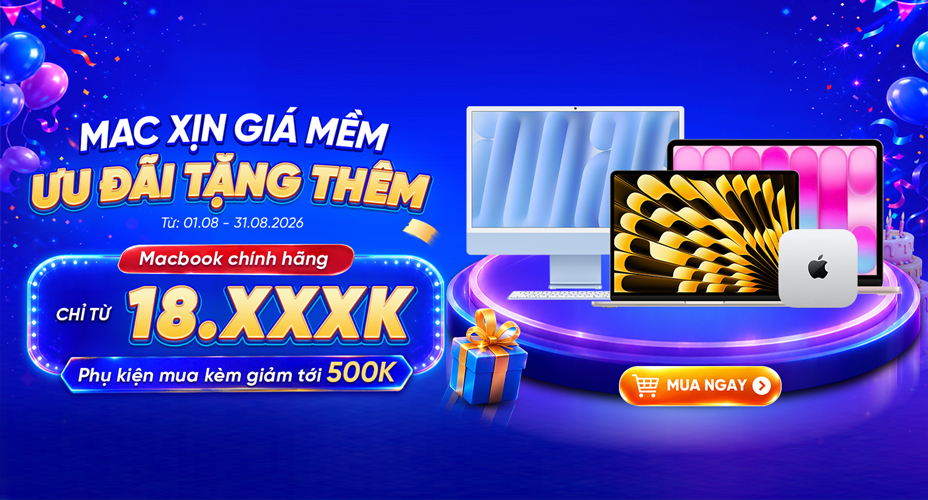 Săn Mac chính hãng – Ưu đãi tháng 1 cực hời