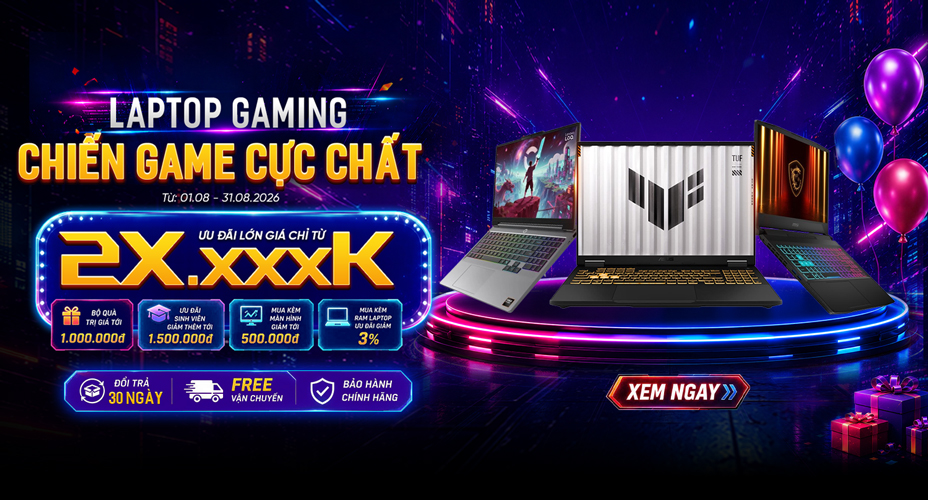 Chiến Binh Laptop Gaming - Vượt Mọi Thử Thách