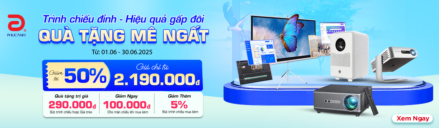 Máy chiếu sống động - Ưu đãi chấn động
