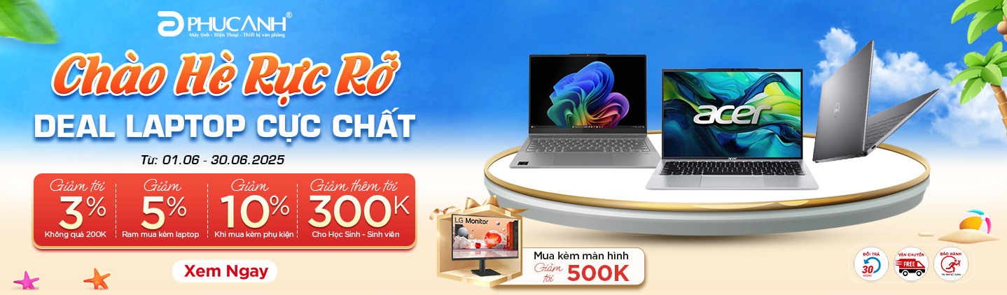 Sắm laptop tại gia - Nhận ưu đãi tại nhà