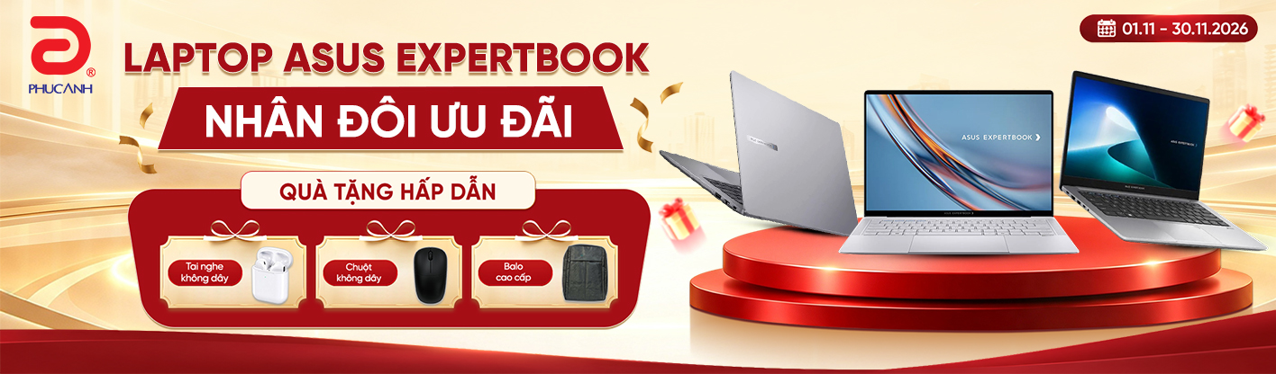 Asus Expertbook - Nhân đôi ưu đãi