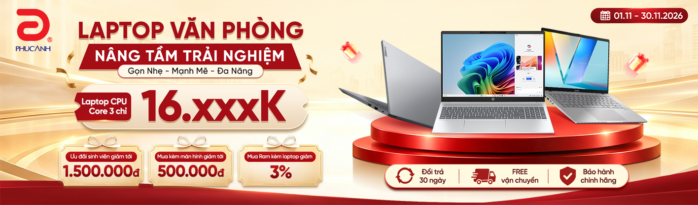 Laptop Đa Nhiệm - Hiện Đại Mỏng Nhẹ