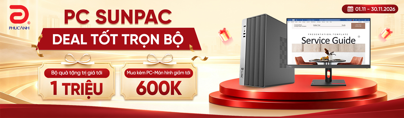 PC Sunpac - Giá tốt - Quà xịn