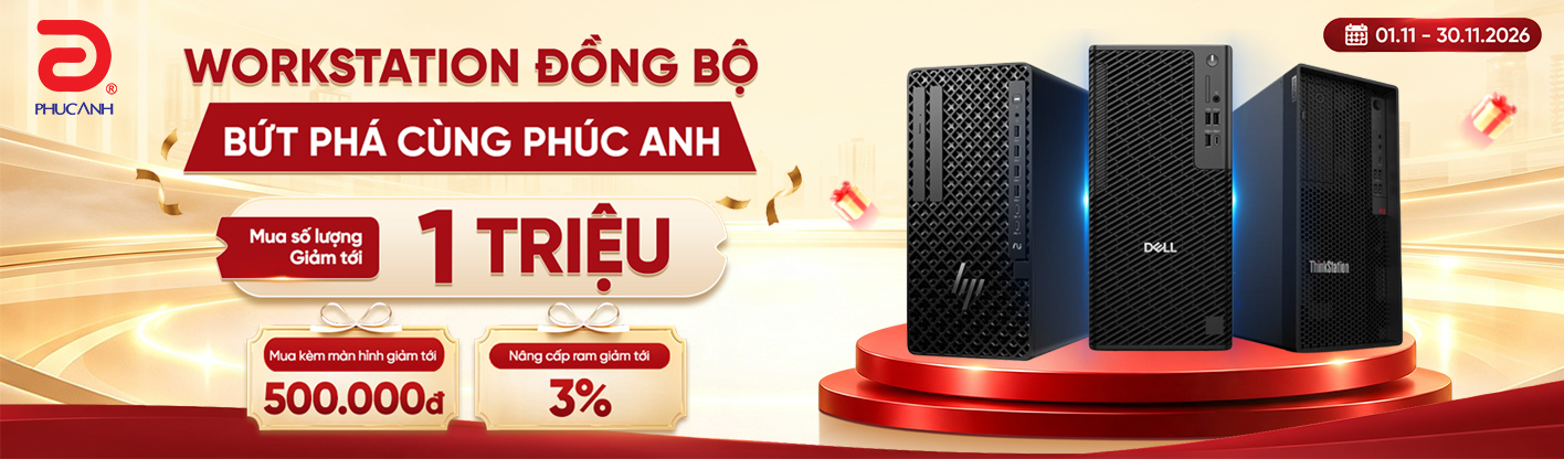 Workstation đồng bộ chính hãng