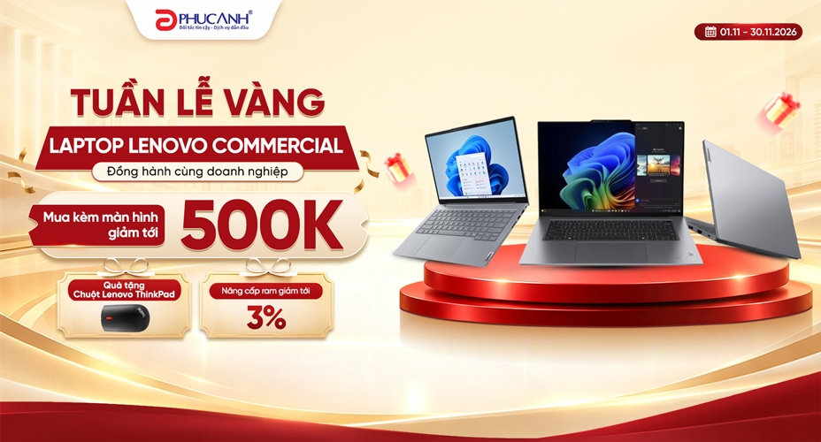 Tuần lễ vàng Laptop Lenovo Commercial
