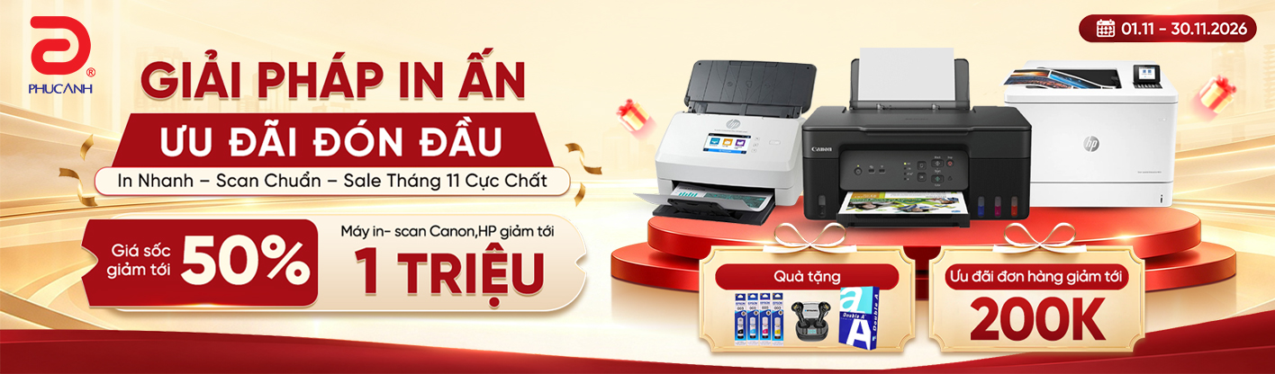 Sắm Máy In – Scan Hời – Quà Tặng Bạt Ngàn