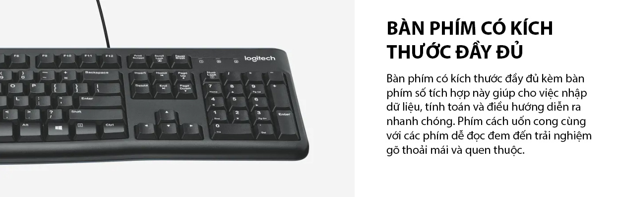 Bộ bàn phím chuột Logitech MK120