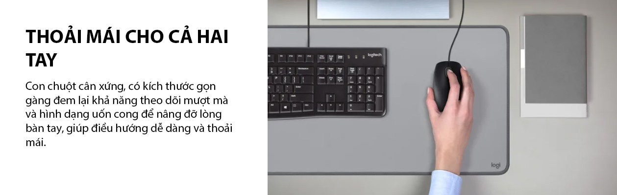 Bộ bàn phím chuột Logitech MK120