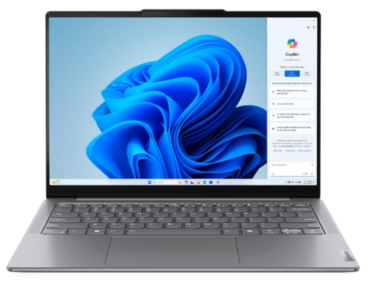 Laptop Lenovo Yoga Slim 7 14ILL10 83CV00D8VN (Ultra 5 125H/ 16GB/ 1TB SSD/ 14 inch WUXGA/ Win 11/ Office/ Grey/ Vỏ nhôm/ 3Y)