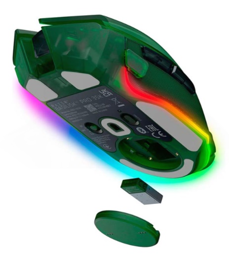 Chuột Gaming kh&ocirc;ng d&acirc;y Razer Basilisk V3 Pro 35K - Phantom Green 