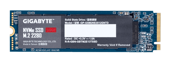 Ổ SSD Gigabyte GAG325E500G 500Gb PCIe 3.4 NVMe™ M2-2280 