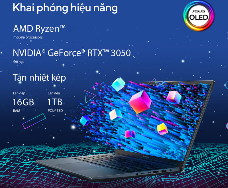 Laptop Asus Vivobook Pro M3500QC-L1085T