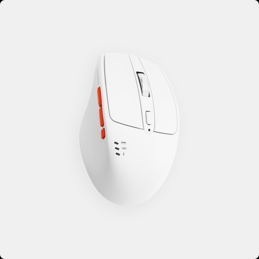 Chuột không dây HyperWork Silent MS01 Trắng