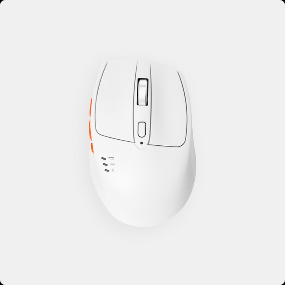 Chuột không dây HyperWork Silent MS01 Trắng