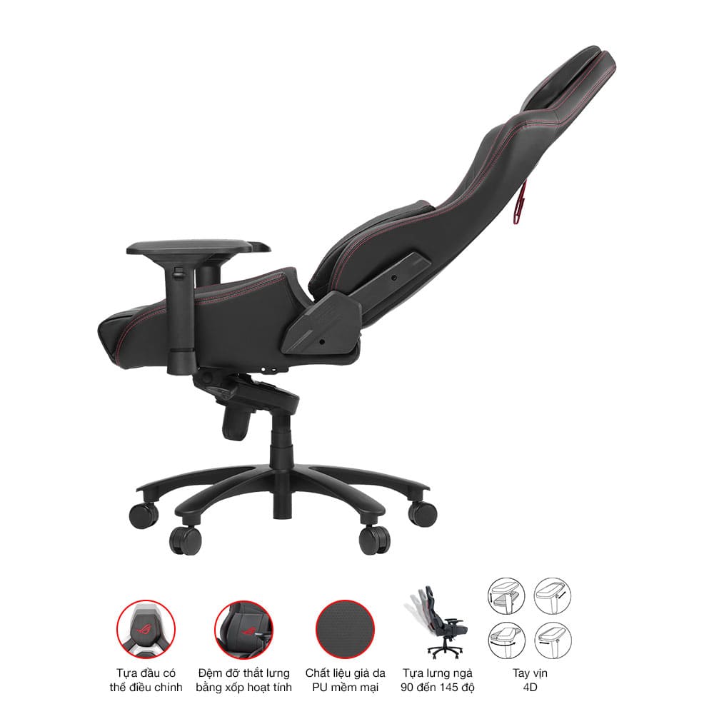Ghế Game Asus ROG CHARIOT X CORE Black