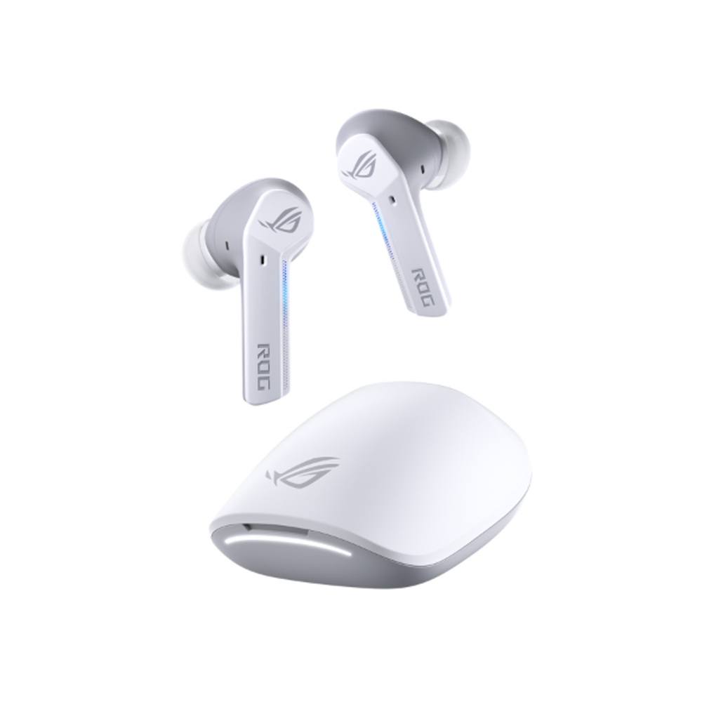 Tai nghe kh&ocirc;ng d&acirc;y Gaming Asus ROG Cetra True Wireless-Moonlight White