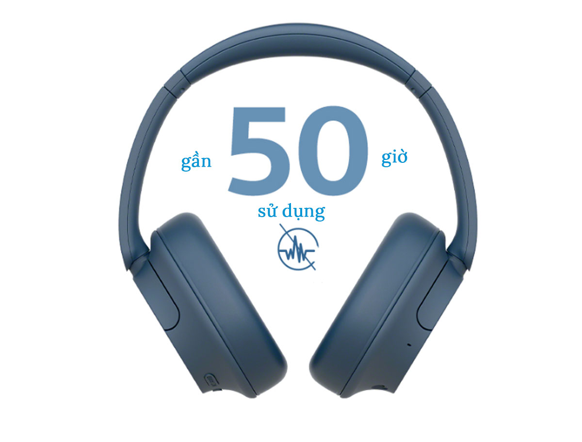 Tai nghe không dây choàng đầu Sony WH-CH720N/BME (Đen)