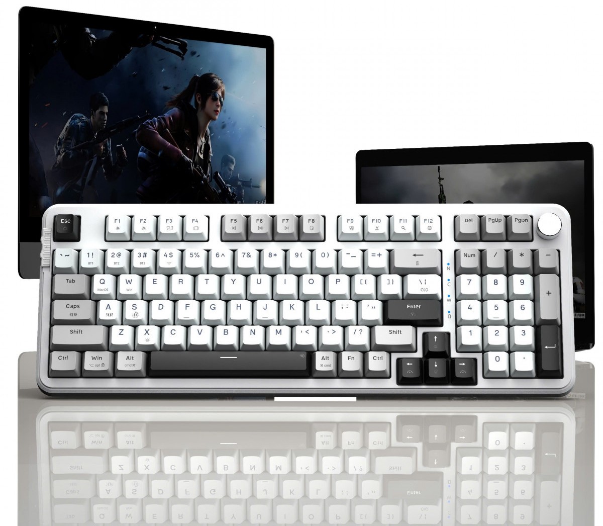 B&agrave;n ph&iacute;m cơ kh&ocirc;ng d&acirc;y E-Dra EK398W White Blueberry Linear switch