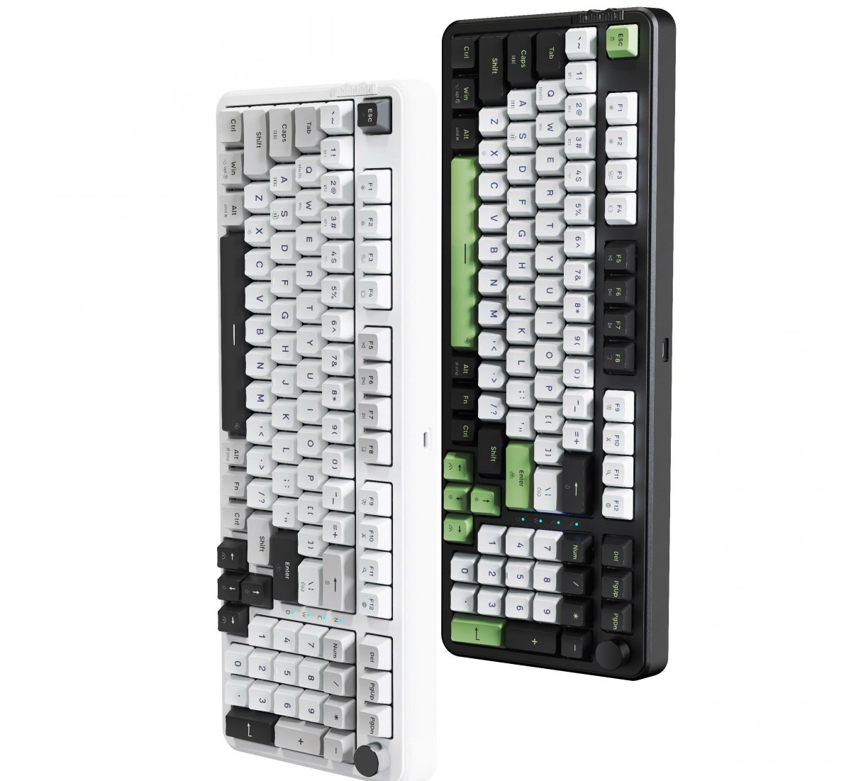 B&agrave;n ph&iacute;m cơ kh&ocirc;ng d&acirc;y E-Dra EK398W White Blueberry Linear switch