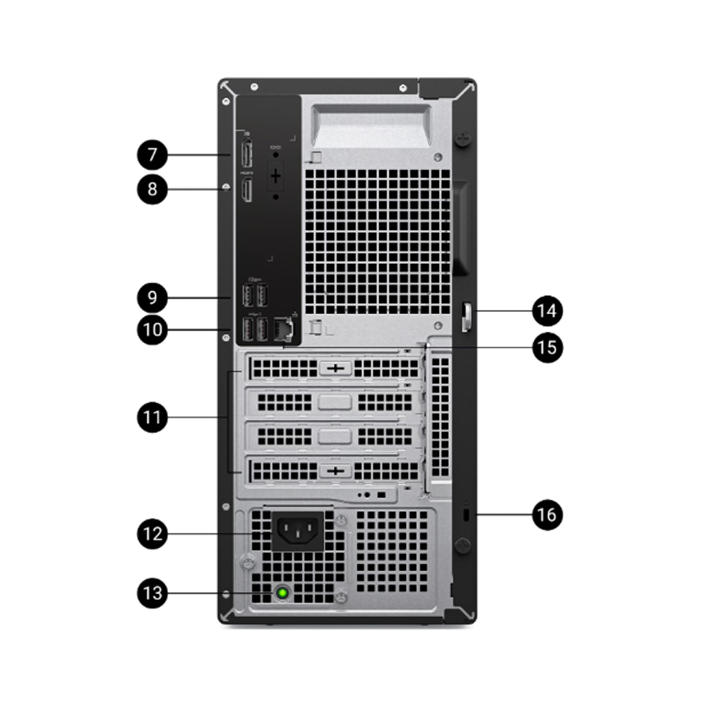 PC Dell Tower ECT1250 42TOWE14700-01 (I7 14700/ 16GB/ 1TB SSD/ Wifi + BT/ Key/ Mouse/ Win11/ 2Y)