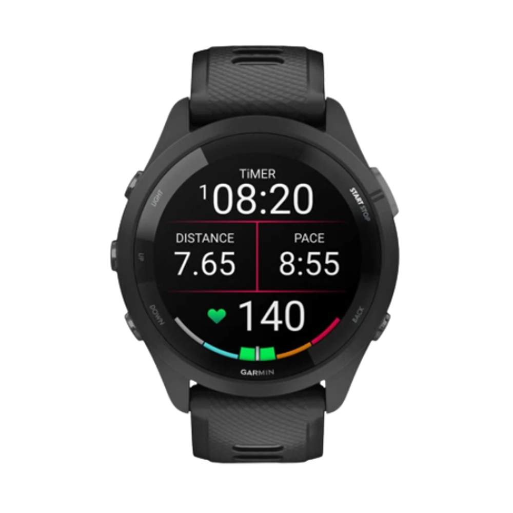 Đồng hồ th&ocirc;ng minh Garmin Forerunner 265S (32.5mm/ Bluetooth, ANT+, Wi-Fi/ Vỏ Polyme/ D&acirc;y Silicon/ Đen) 