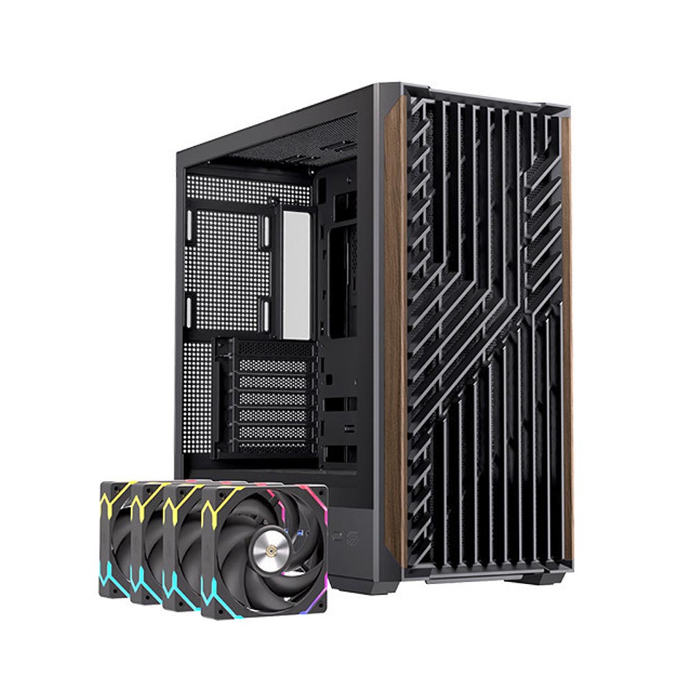 Vỏ m&aacute;y t&iacute;nh EINAREX P800 RGB Black
