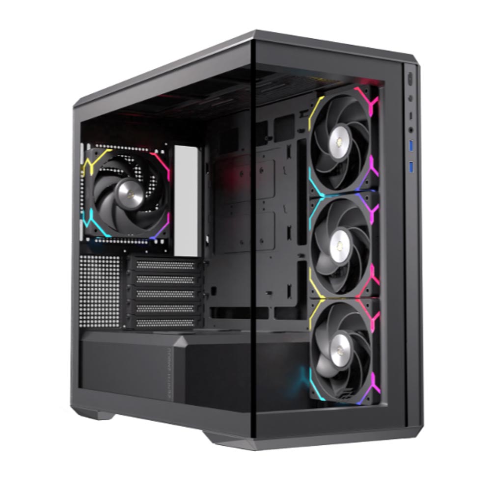 Vỏ m&aacute;y t&iacute;nh EINAREX S800 RGB Black