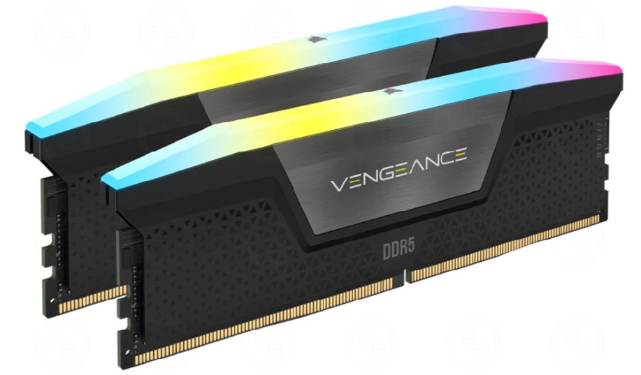 Ram desktop Corsair Vengeance VENGEANCE RGB 64GB (2x32GB) DDR5 6000Mhz (CMH64GX5M2B5600C40) 