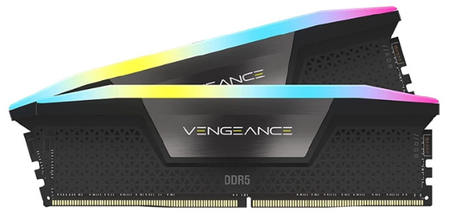 Ram desktop Corsair Vengeance VENGEANCE RGB 64GB (2x32GB) DDR5 6000Mhz (CMH64GX5M2B5600C40) 