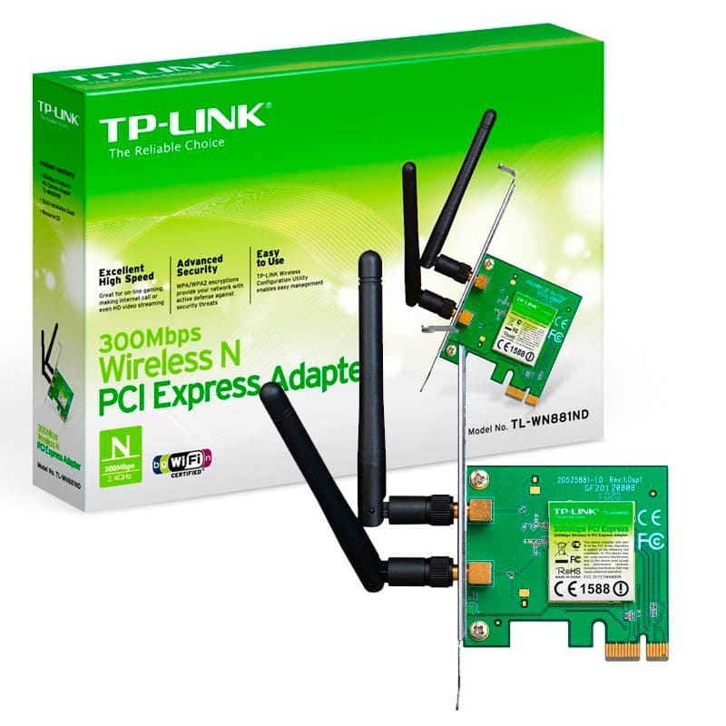 Cạc mạng không dây TP-Link TL-WN881ND 300Mbps