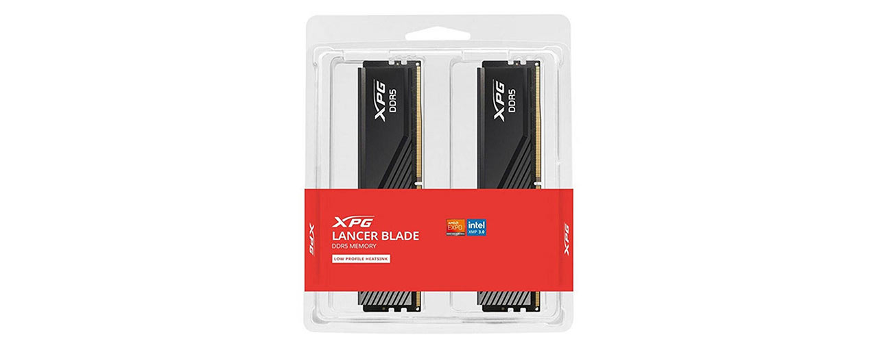 Ram desktop Adata Lancer Blade Black 32GB (2x16GB) DDR5 6000Mhz (AX5U6000C3616G-DTLABBK) (ID: 59970)