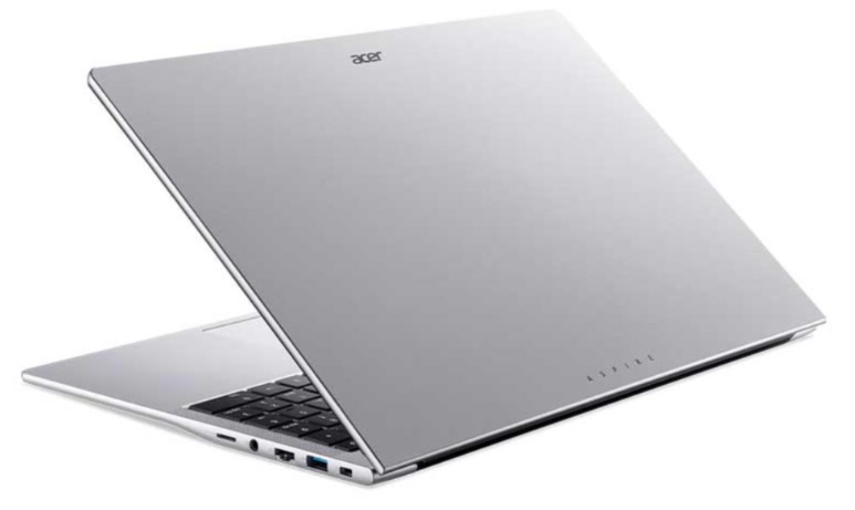 Laptop Acer Aspire Lite 16 AI AL16-71P-71WU (Ultra 7 155H/ 16GB/ 512GB SSD/ 16.1 inch FHD+/ 60HZ/ Win11/ Silver/ 2Y)