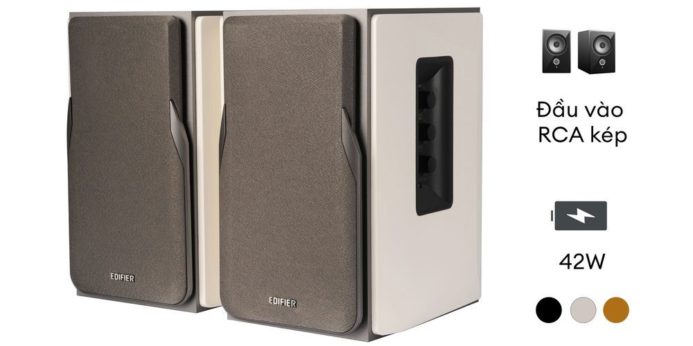 Loa vi t&iacute;nh Edifier R1380T 2.0 M&agrave;u trắng