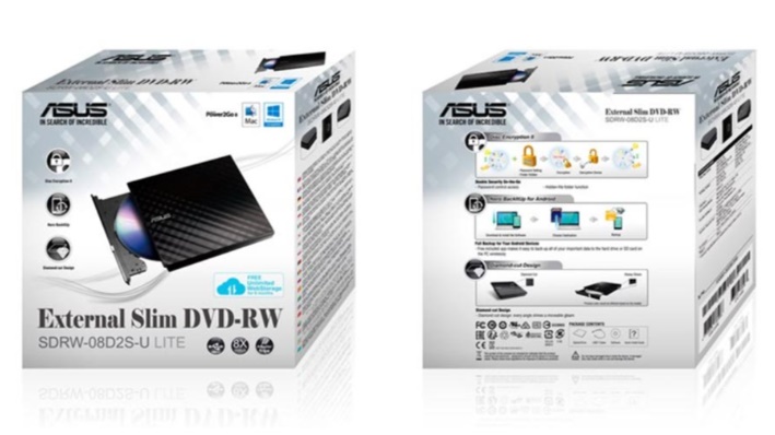 Ổ quang DVDW lắp ngoài Asus SDRW-08D2S-U LITE