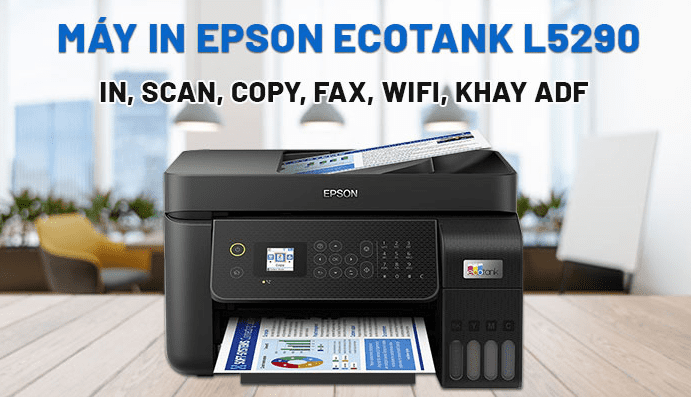 Máy in phun màu Epson Đa chức năng Ecotank L5290 