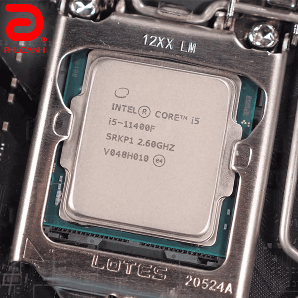 CPU Intel Core i5-11400F (2.6GHz turbo up to 4.4Ghz, 6 nhân 12 luồng, 12MB Cache, 65W) 