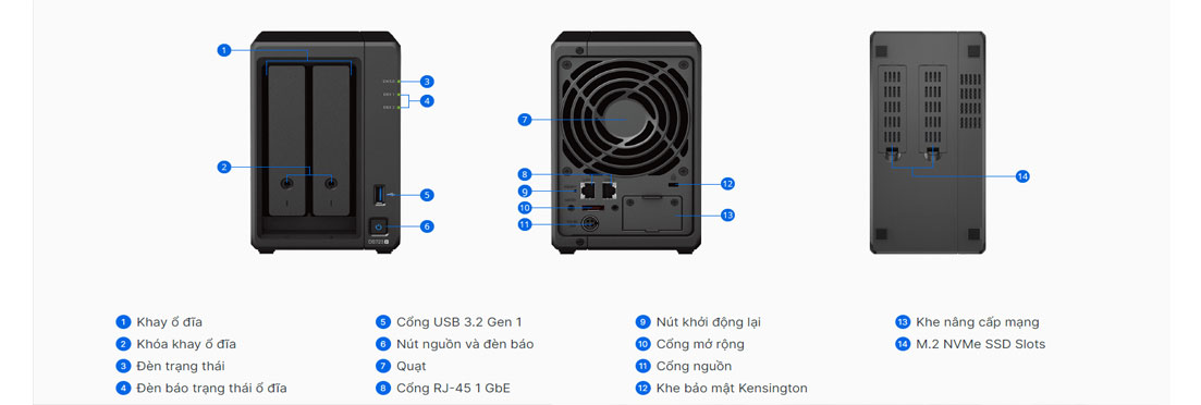 NAS Synology DS723+ 