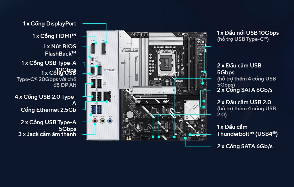 Mainboard Asus Prime Z890-P-CSM