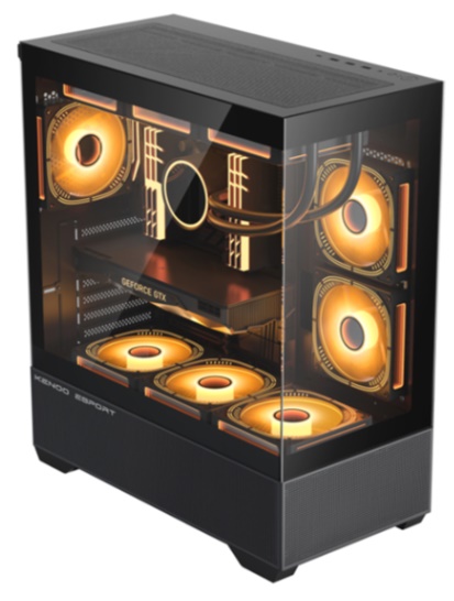 Vỏ máy tính KENOO ESPORT AK400 - Màu Đen
