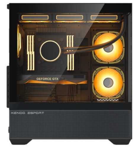 Vỏ máy tính KENOO ESPORT AK400 - Màu Đen