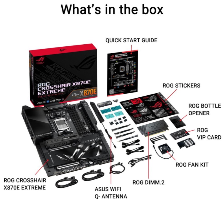 Mainboard Asus ROG CROSSHAIR X870E EXTREME